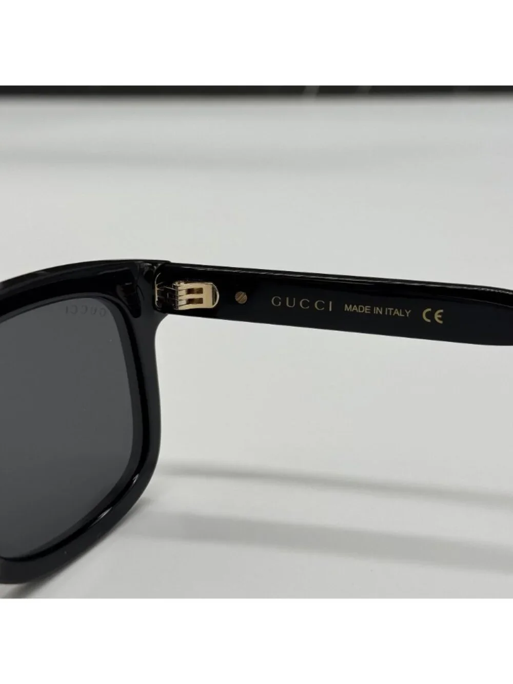 Gucci GG0824S 005 Black Square Men Sunglasses Authentic NEW